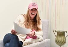 Ali laughing