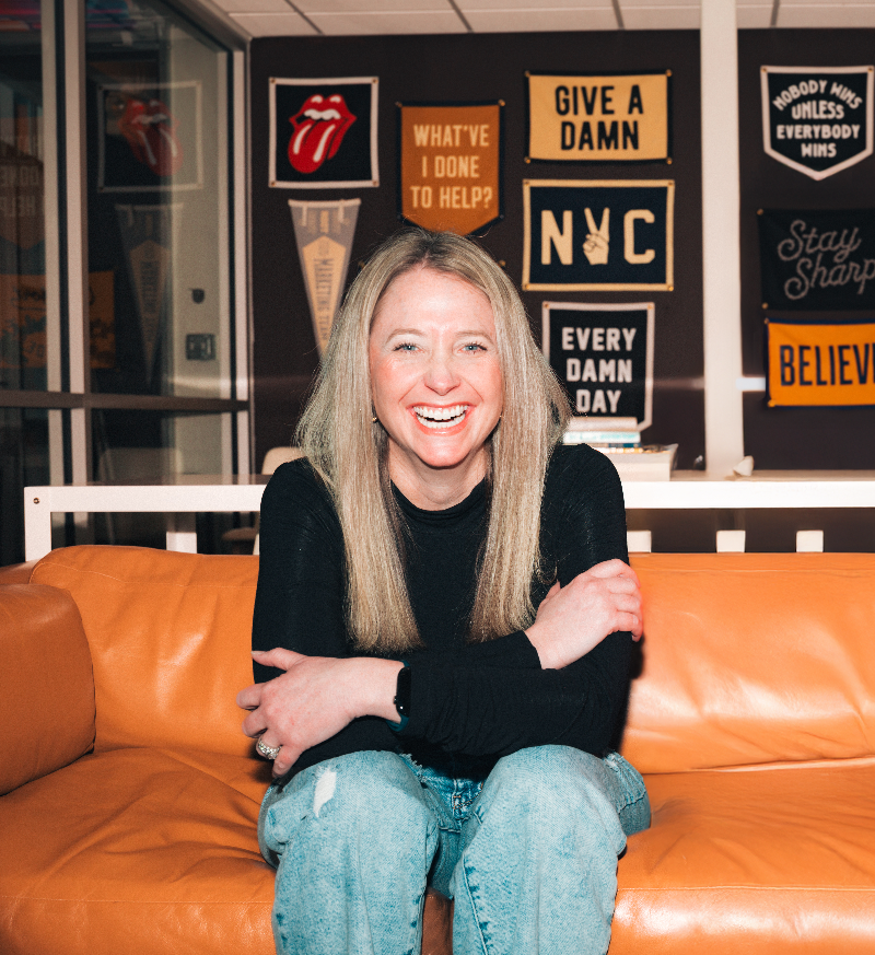 Lindsay Love smiling at the camera